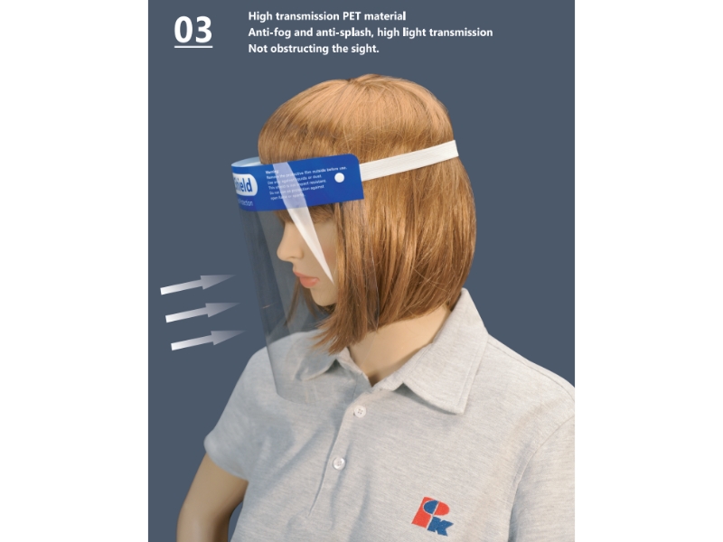 PK-22159 PET Face Shield