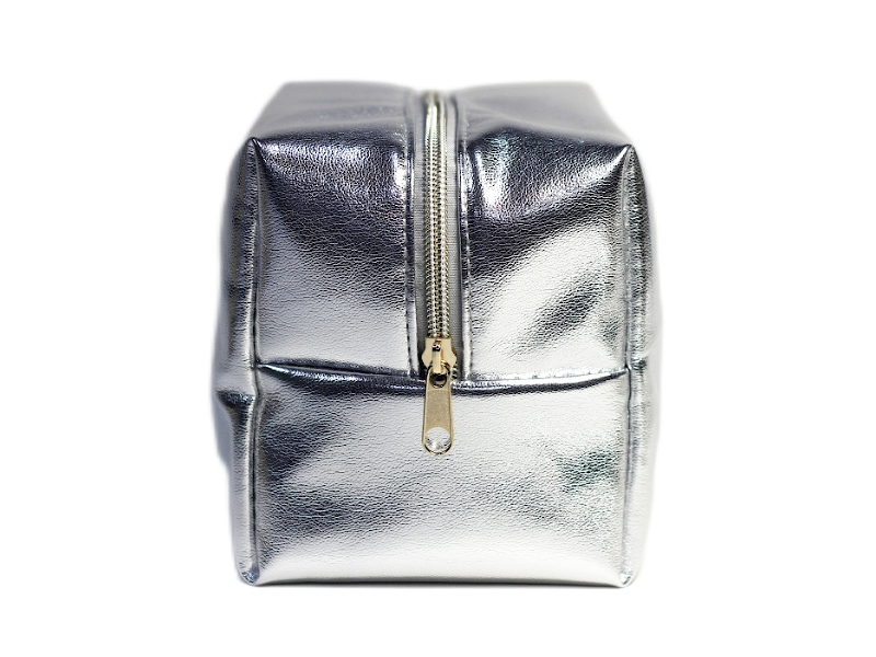 PK22233 Metallic Synthetic Leather Cosmetic Bag