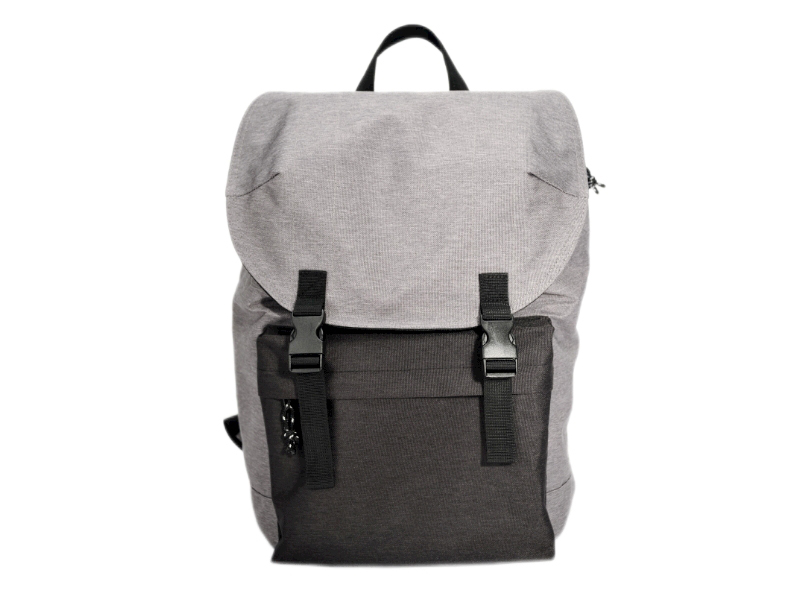 PK22082 Laptop Backpack with Buckle/Drawstring Closure