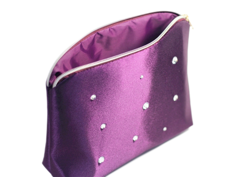 PK22233 Diamante Cosmetic Bag