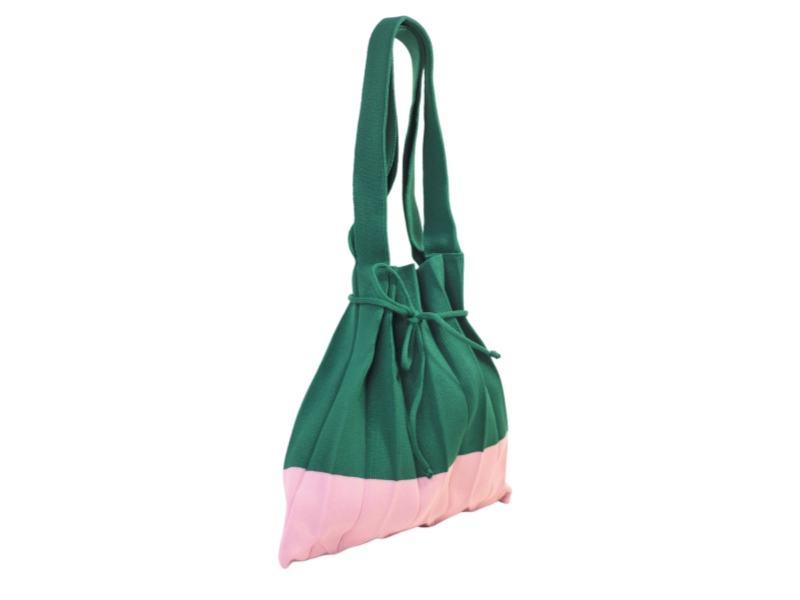 PK23035 Knitted Fabric Tote Bag