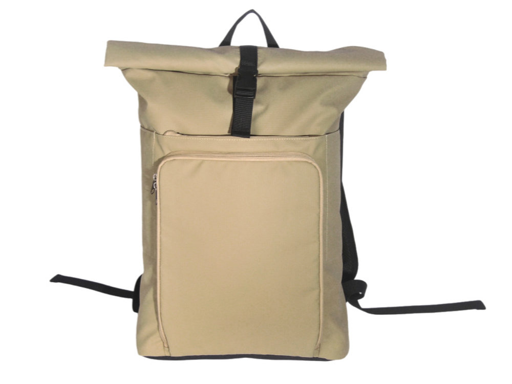 Solar Charging Rolltop Backpack - Durable, Eco-Friendly, and Customizable