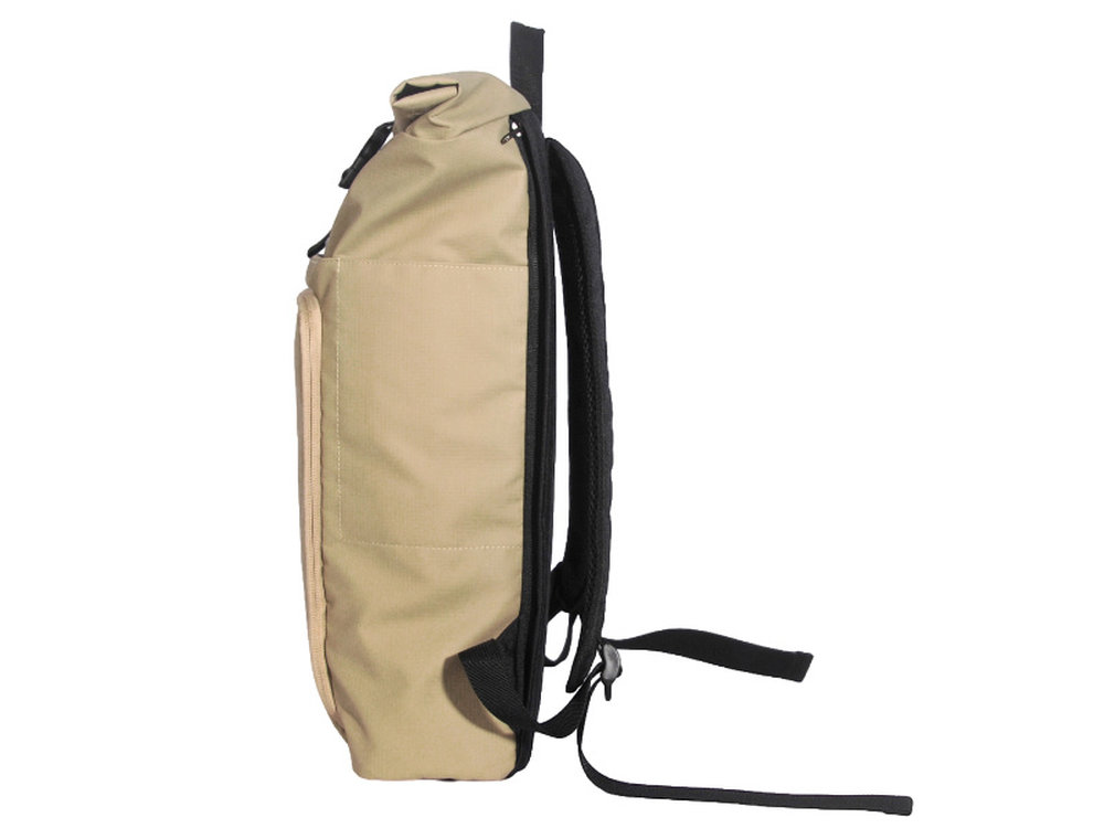 Solar Charging Rolltop Backpack - Durable, Eco-Friendly, and Customizable