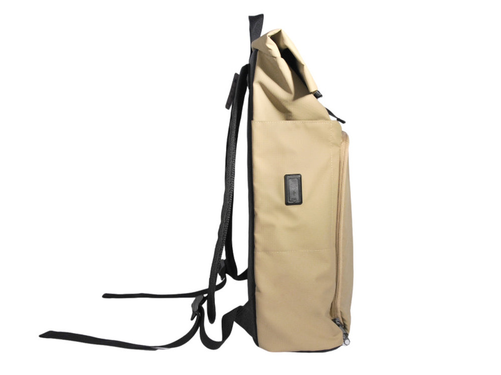 Solar Charging Rolltop Backpack - Durable, Eco-Friendly, and Customizable