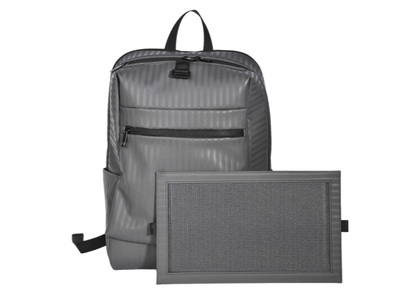 Dual-Tone Solar Panel Backpack 2025-019